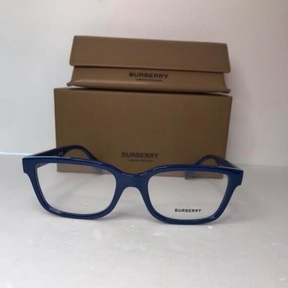 💯 Original Burberry Charlie Demo Rectangular Men's Eyeglasses BE2379U 4058 55 - Picture 4 of 10